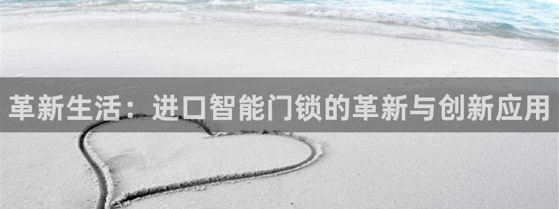 利记厨具官网售后：革新生活：进口智能门锁的革新与创新应用