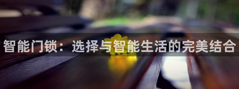 利记体育官网：智能门锁：选择与智能生活的完美结合