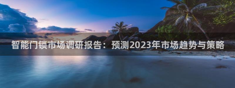 铂利记旗舰店官网：智能门锁市场调研报告：预测2023年市场趋
