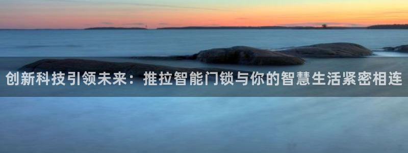 利记88官网app：创新科技引领未来：推拉智能门锁与你的智慧