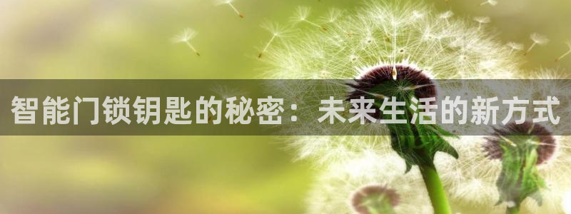 利记官网官方网站：智能门锁钥匙的秘密：未来生活的新方式