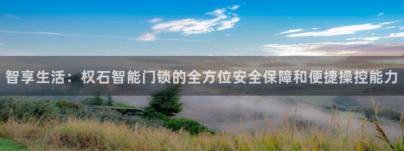 利记官网入口：智享生活：权石智能门锁的全方位安全保障和便捷操