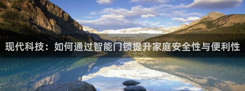 利记官网是多少：现代科技：如何通过智能门锁提升家庭安全性与便