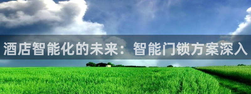 利记官网备用网址：酒店智能化的未来：智能门锁方案深入