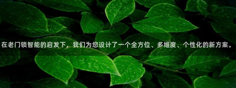 利记官网登录：在老门锁智能的启发下，我们为您设计了一个全方位