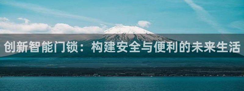 利记官网行业领导者：创新智能门锁：构建安全与便利的未来生活