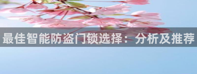 利记app官网入口：最佳智能防盗门锁选择：分析及推荐