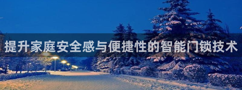 利记博彩官网APP：提升家庭安全感与便捷性的智能门锁技术