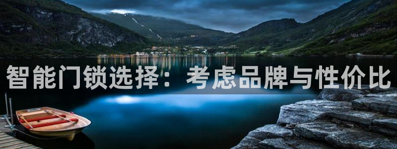 利记网官网：智能门锁选择：考虑品牌与性价比